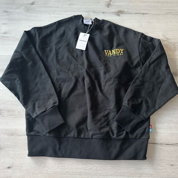 Vandy the Pink Bonsai Crewneck Black S NWT - Picture 3 of 6